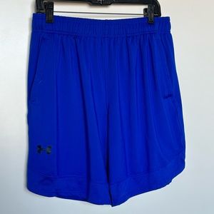 Men’s Under Armour Training Stretch Shorts size Large in Blue